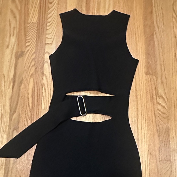 Alexander Wang Black Backless Dress with Cut-Outs - Picture 4 of 5